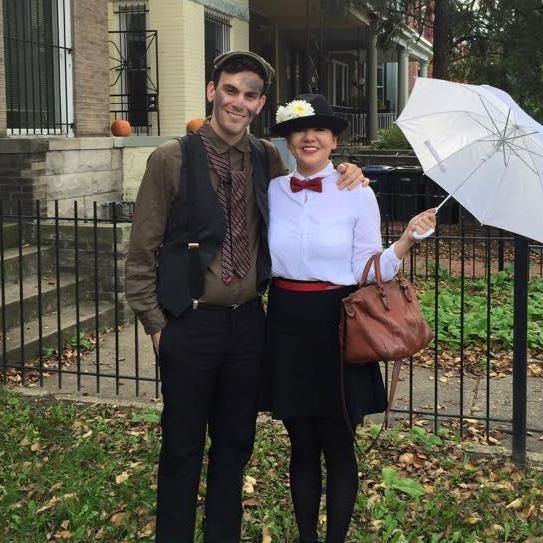 Our first and only very basic Halloween costume.