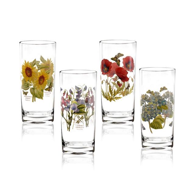 Portmeirion Botanic Garden Highball Glasses, Set of 4