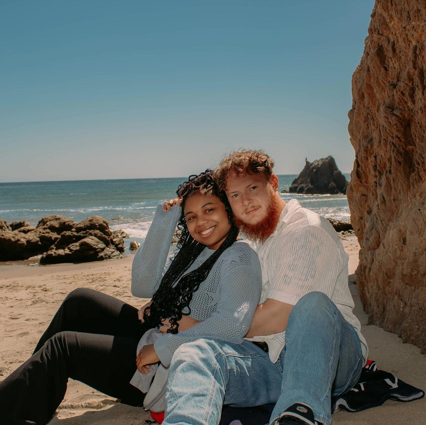 The "almost" proposal spot at El Matador Beach!