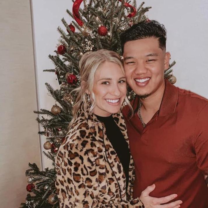 Our first Christmas together in our new home.