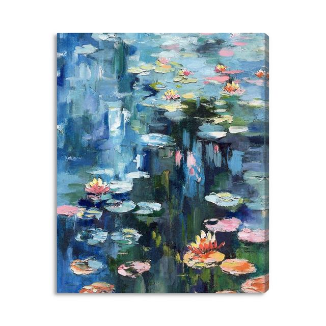 Oliver Gal Abstract Aquatic Flowers Wall Art, 20" x 24"