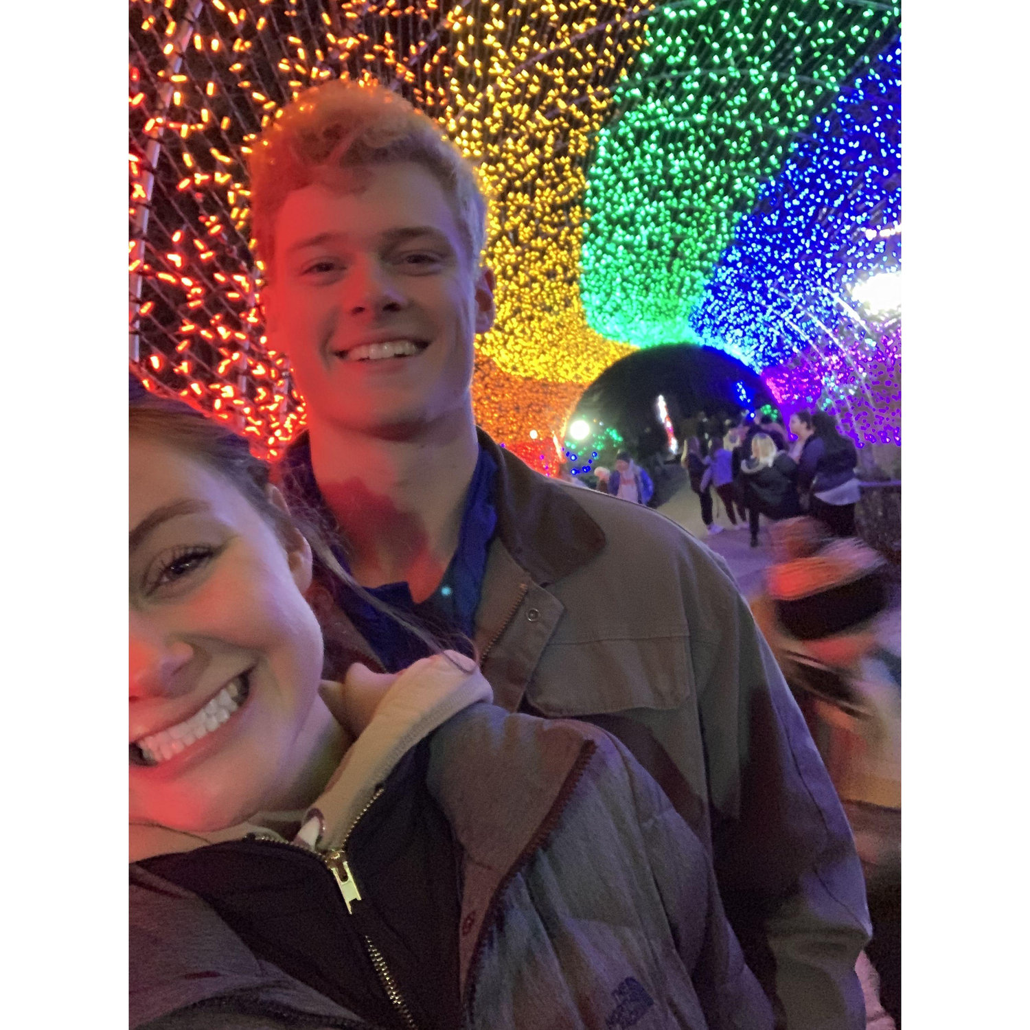 December 7th, 2019- Festival of Lights, John's first visit to Colleen's home