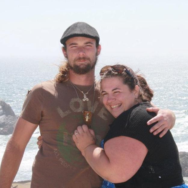 Pacific Ocean at Glass Beach in California. Beautiful, smooth bits of glass, polished by the sea wash up to the shore. We still have our collection.