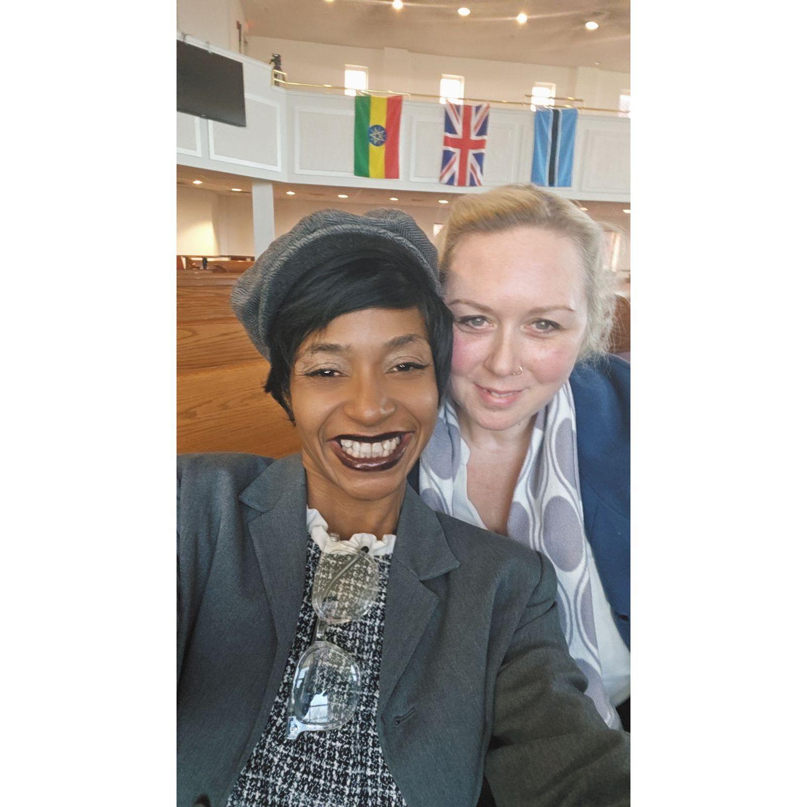 Nicole and Christina