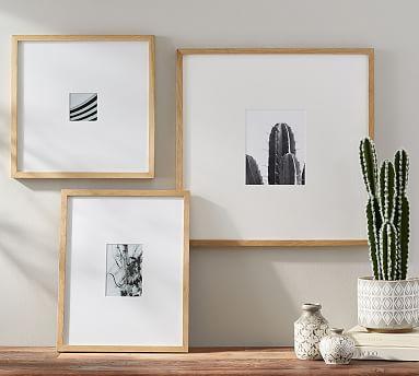 Wood Gallery Oversized Mat Frame 8" x 10" (25" x 25" Without Mat)