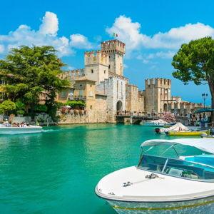 One day boat rental to explore Lake Garda, Italy!