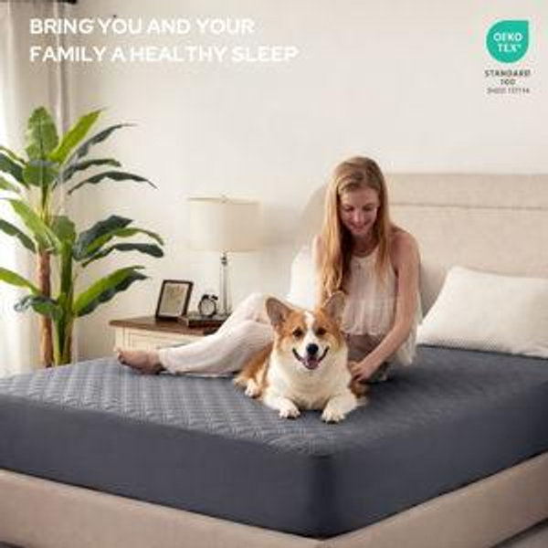 Waterproof Mattress Protector - Gray