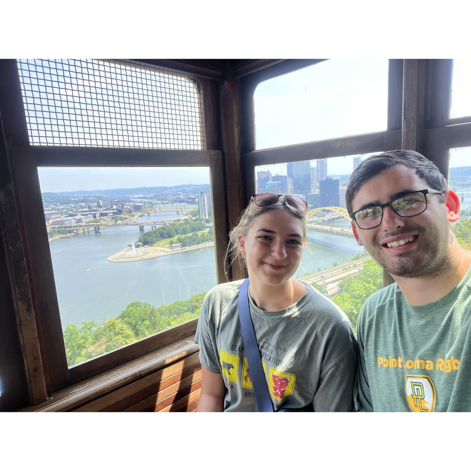 Duquesne incline cable cars, Jul 2024