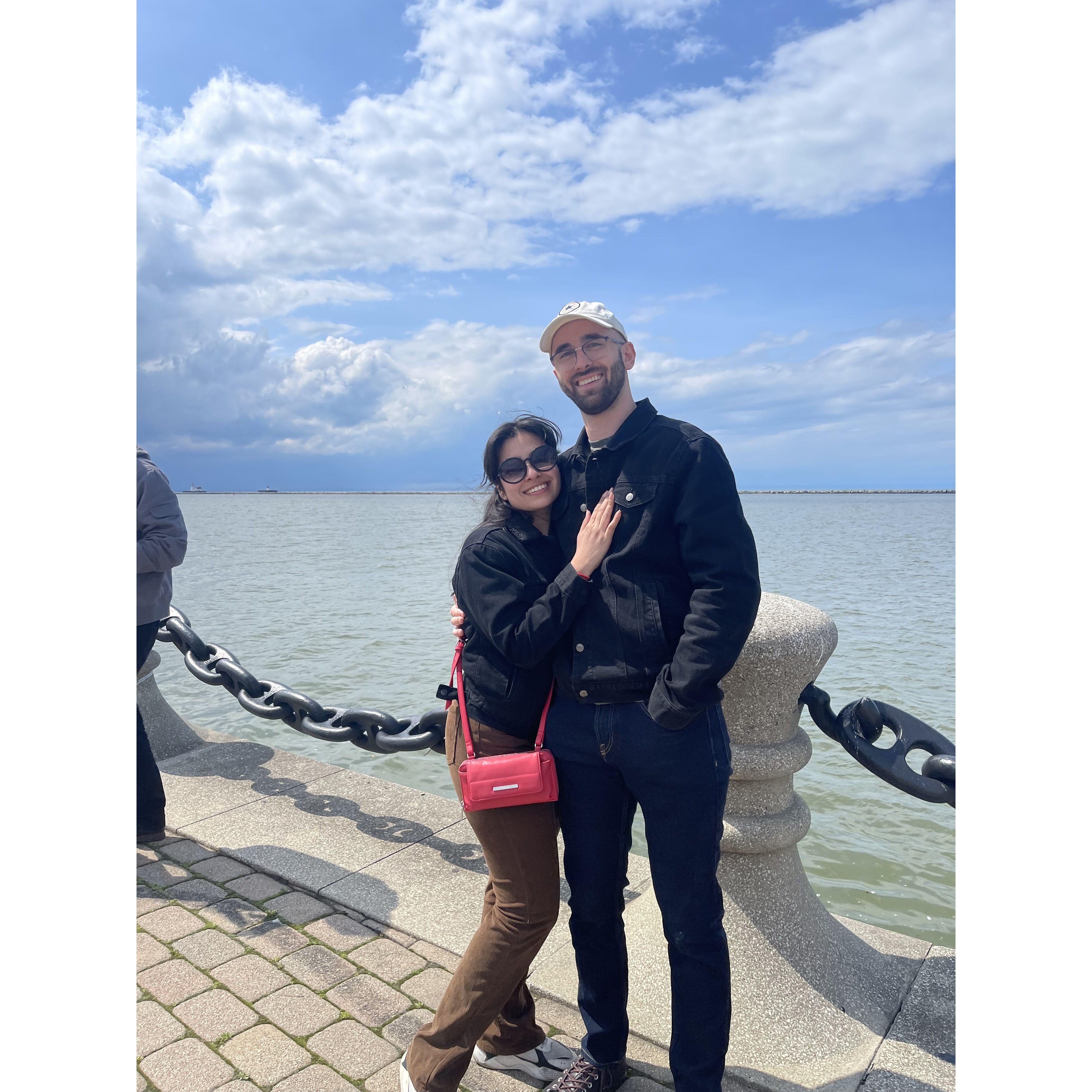 Exploring Cleveland together. 04/22/2023