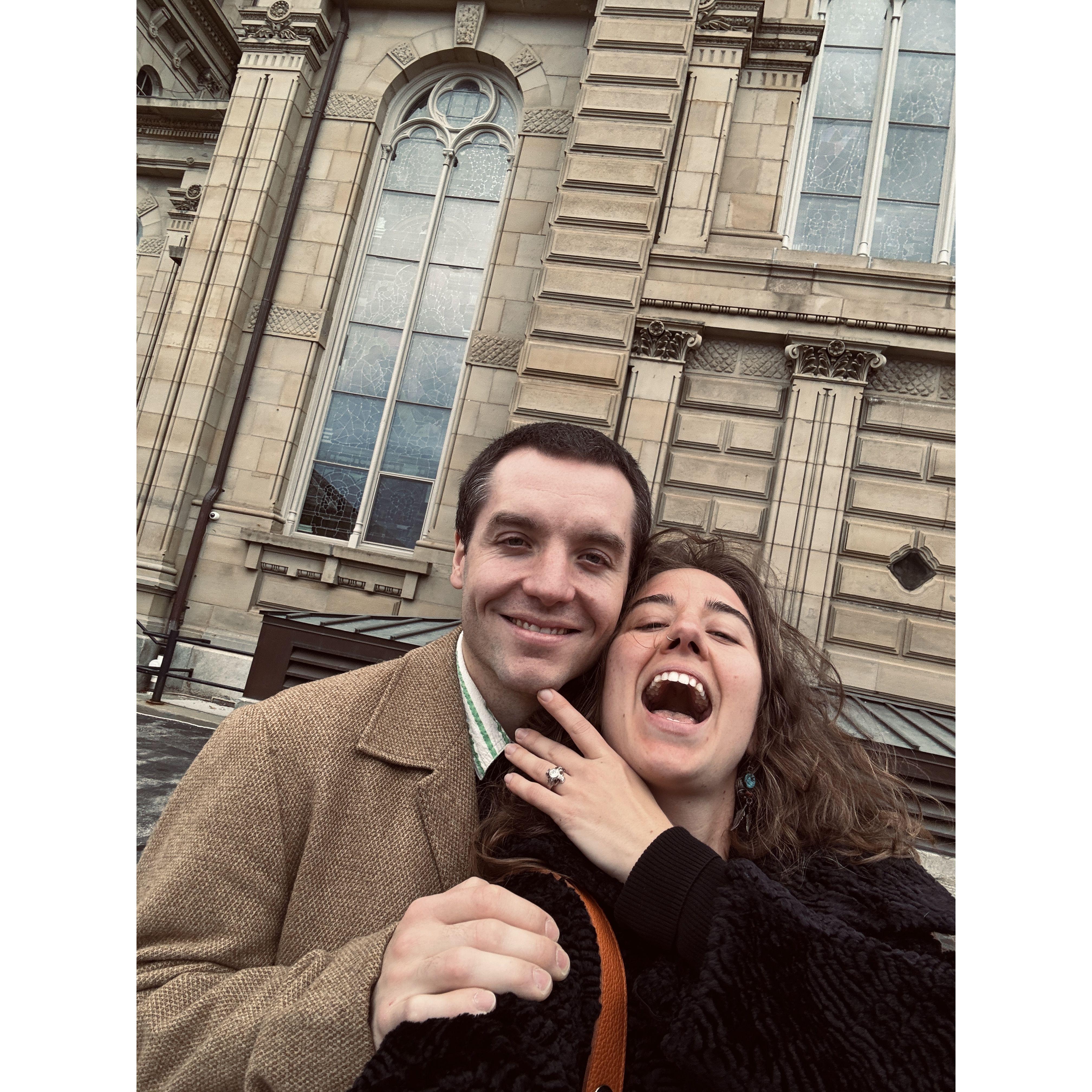 We're engaged!!!