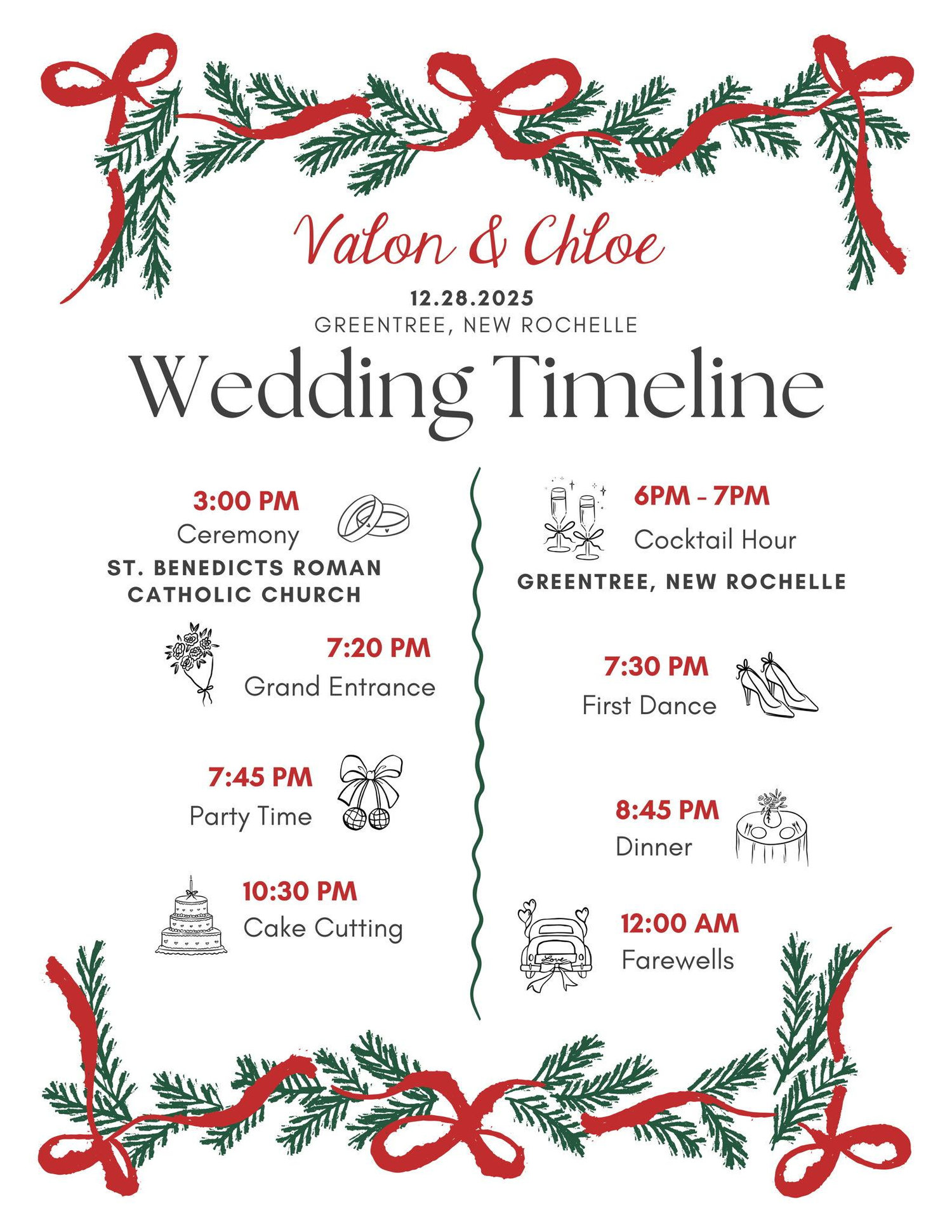 The Wedding Website of Chloe Chanin and Valon Lasku