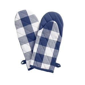 Elrene Home Fashions Farmhouse Living Buffalo Check Oven Mitt Pair