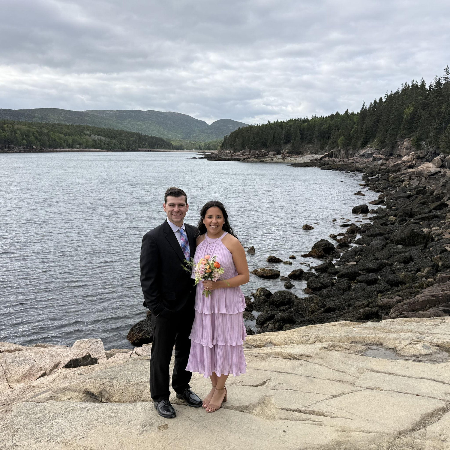 Acadia National Park- BreAna + Michael wedding
