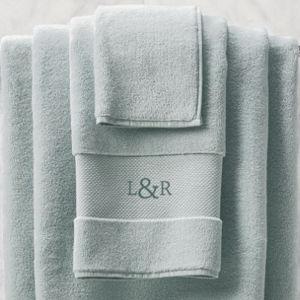 Frontgate Hand Towels: Monogrammed "L&R"