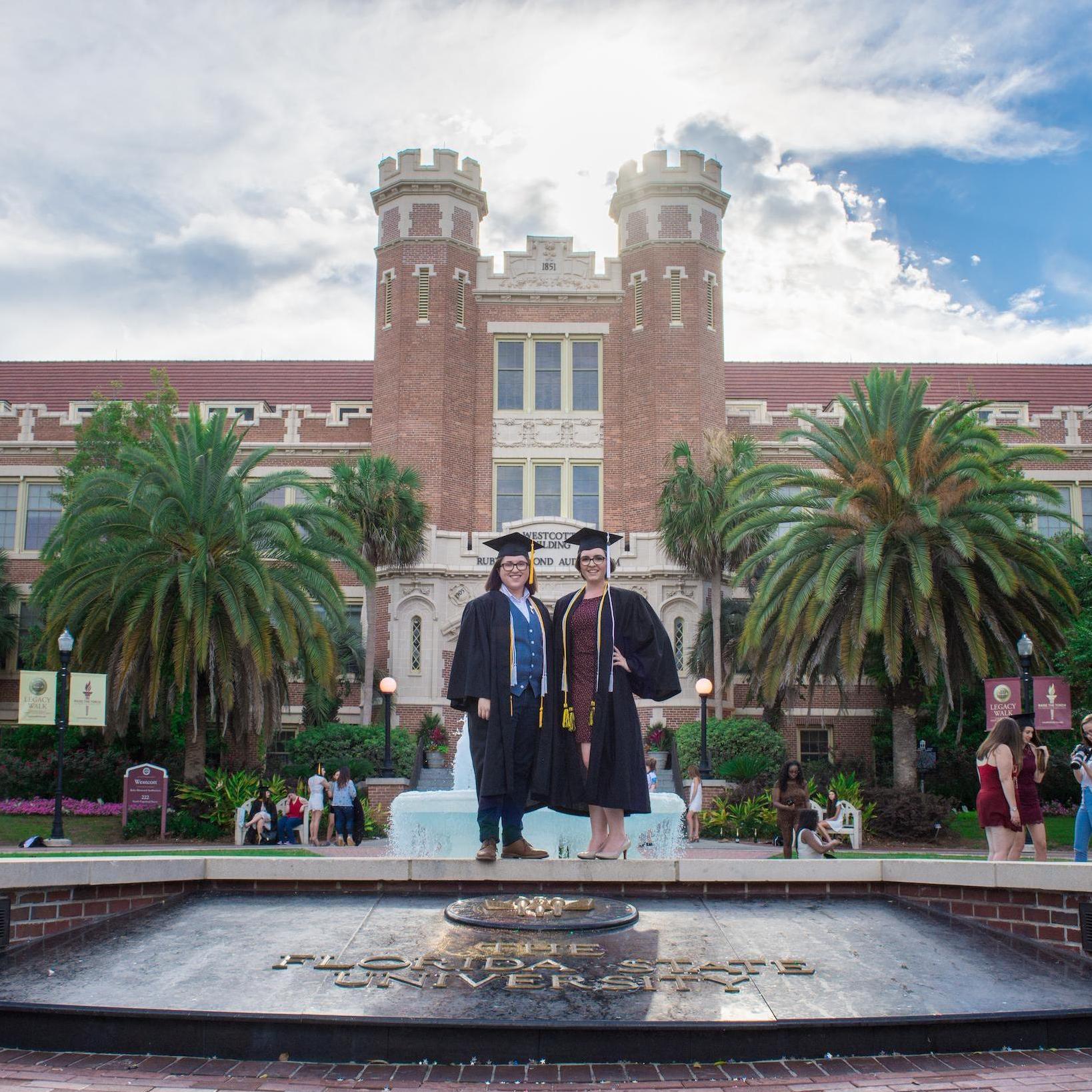 We do everything together--including graduating from Florida State University in 2017.