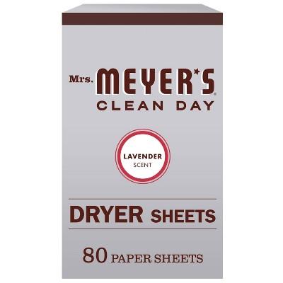 Mrs. Meyer's Clean Day Lavender Scent Dryer Sheets - 80pk