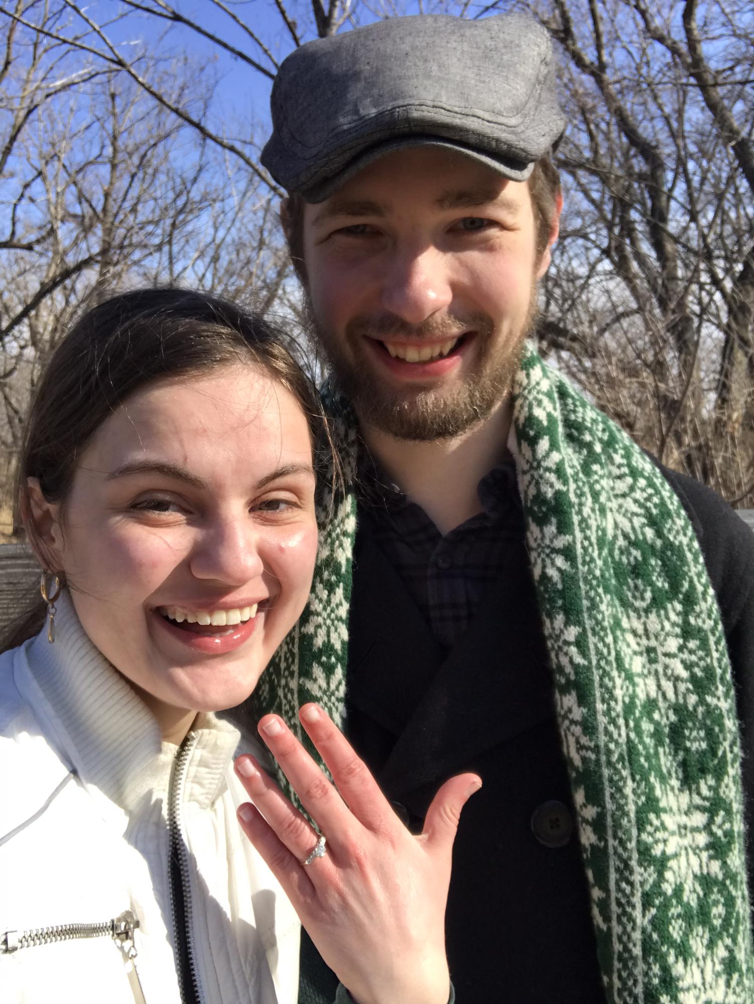 This was taken just a few minutes after Benjamin proposed :)