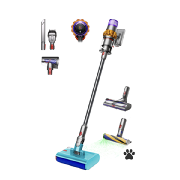 Dyson V15s Detect Submarine™ wet and dry vacuum cleaner (Yellow/Nickel) | Dyson