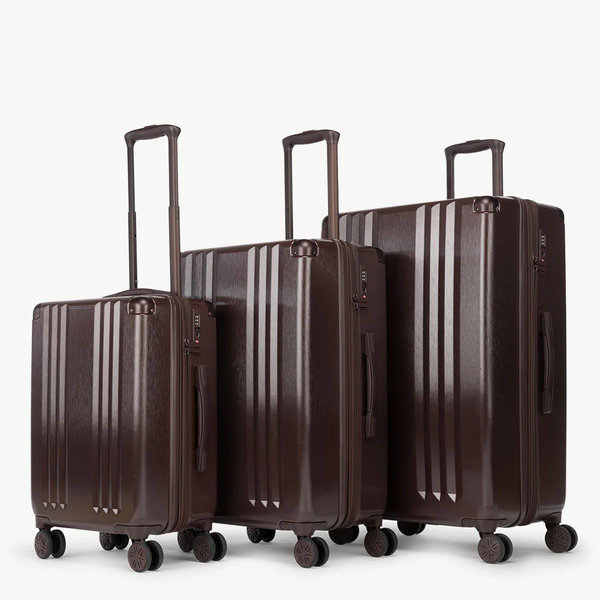 Ambeur 3-Piece Luggage Set in Walnut