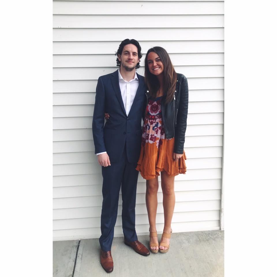 Easter with the family. Broke the news to my parents that we were getting a puppy together right before this picture! ;)