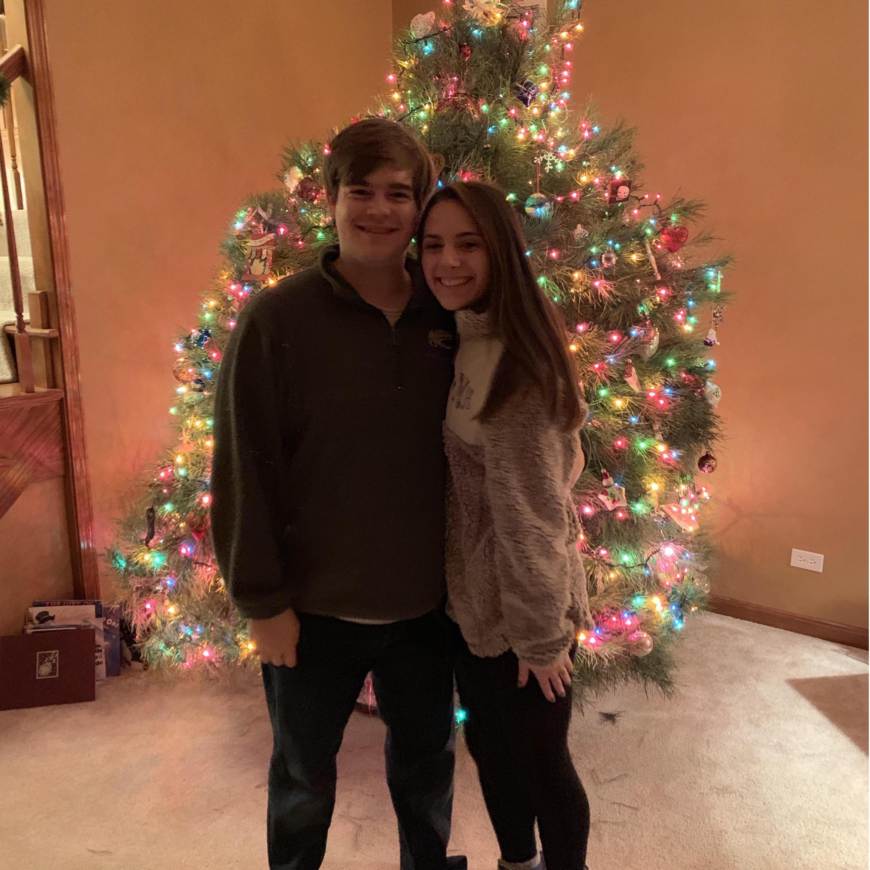 Our second Christmas together! Only one more until we have our first holiday season as the Hinkels!