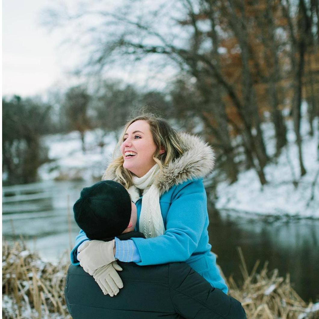 One of Brandon's favorite moments from our engagement session