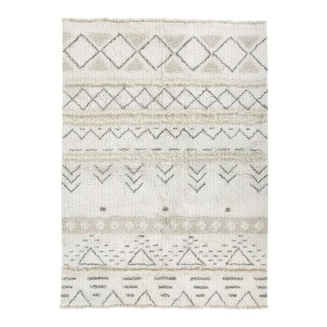 Lorena Canals Lakota Night Woolable Rug, 5'7" x 7' 11", Natural/Sandstone