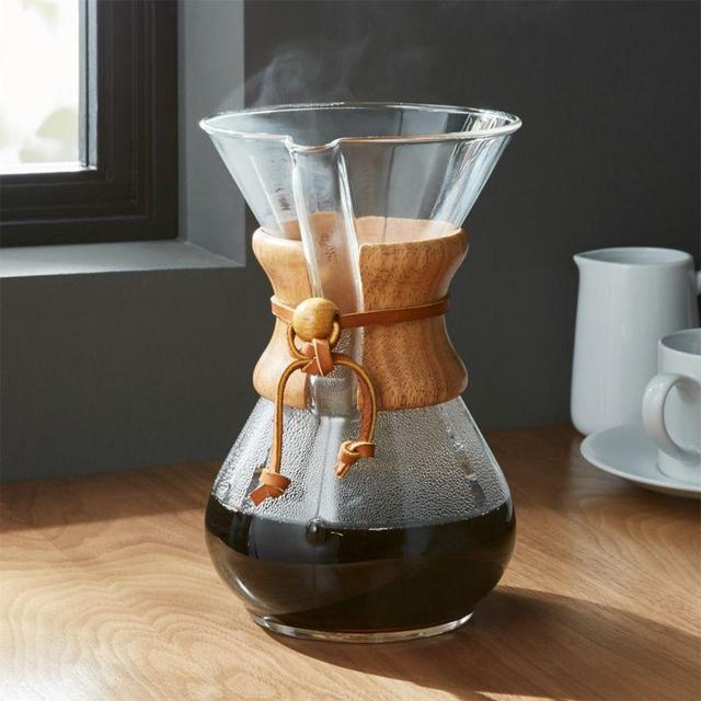 Chemex 6-Cup Coffeemaker with Wood Collar