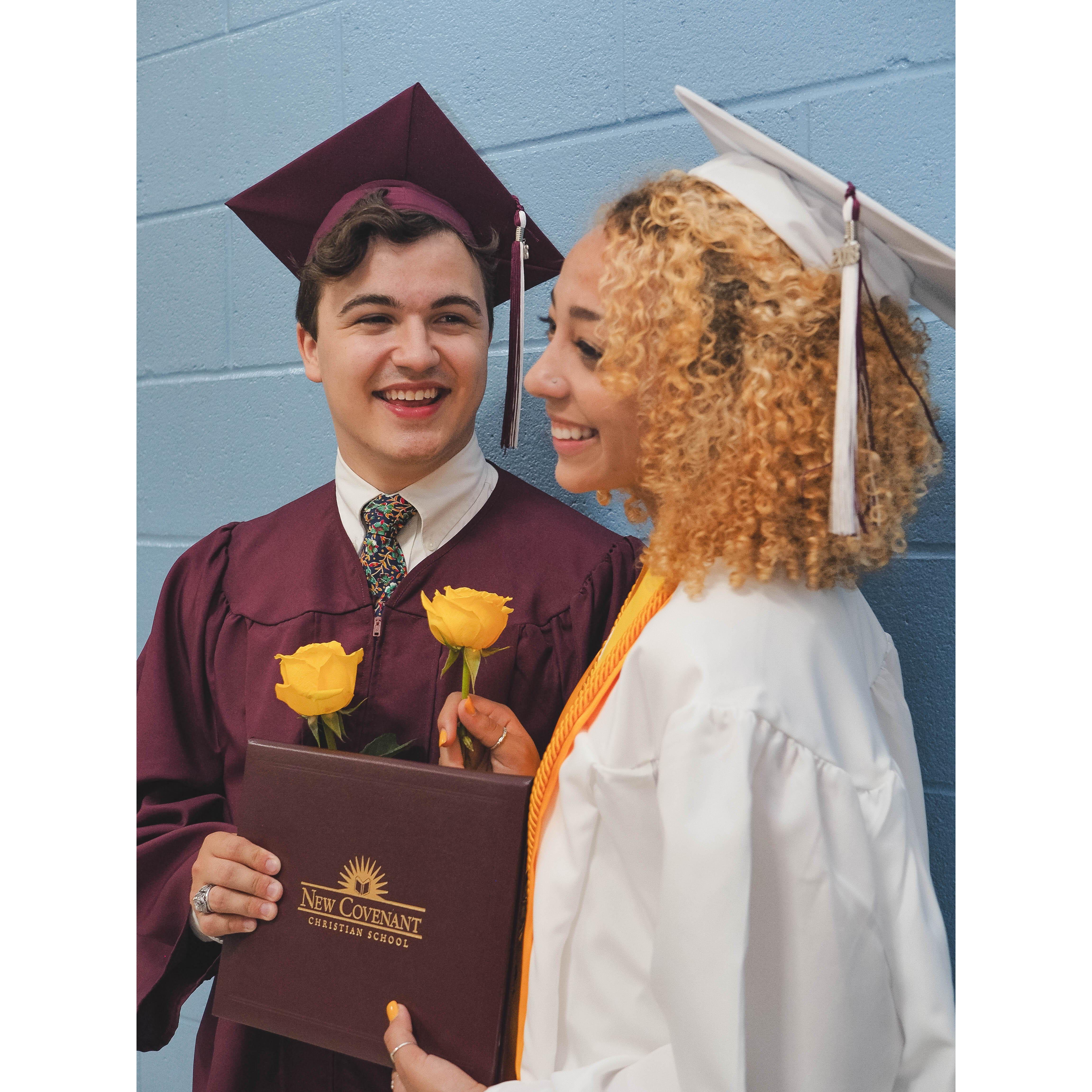 Our high school graduation