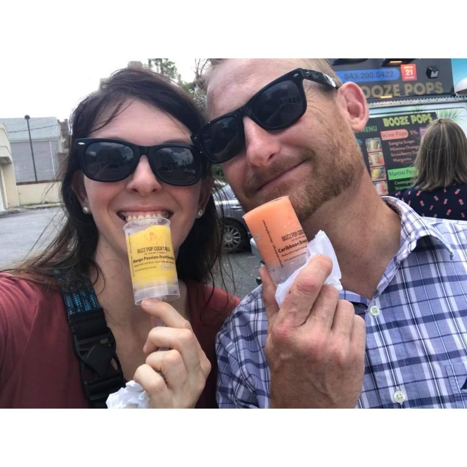 Cheesin' hard for sunshine and sweets!