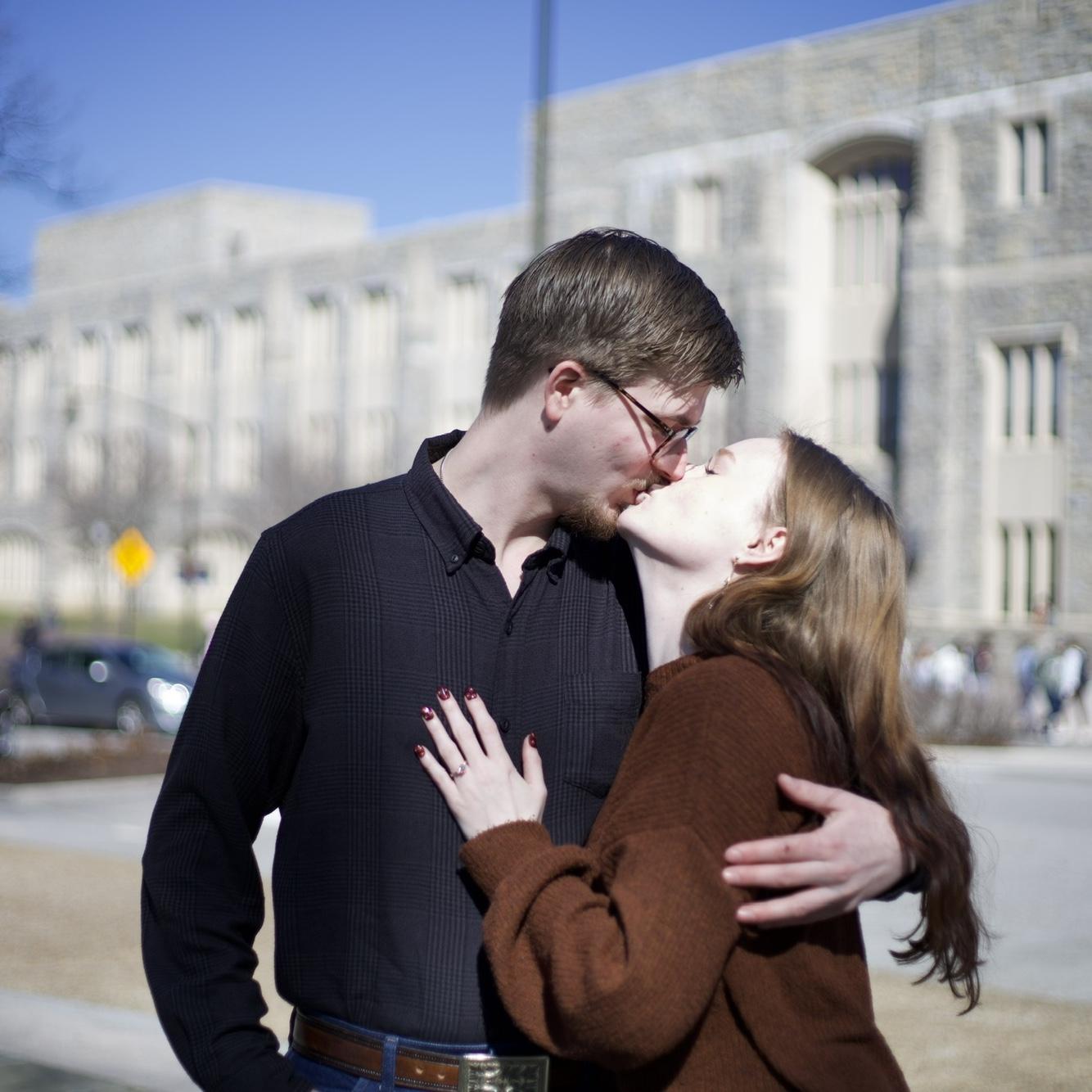 Mini engagement photoshoot in Blacksburg