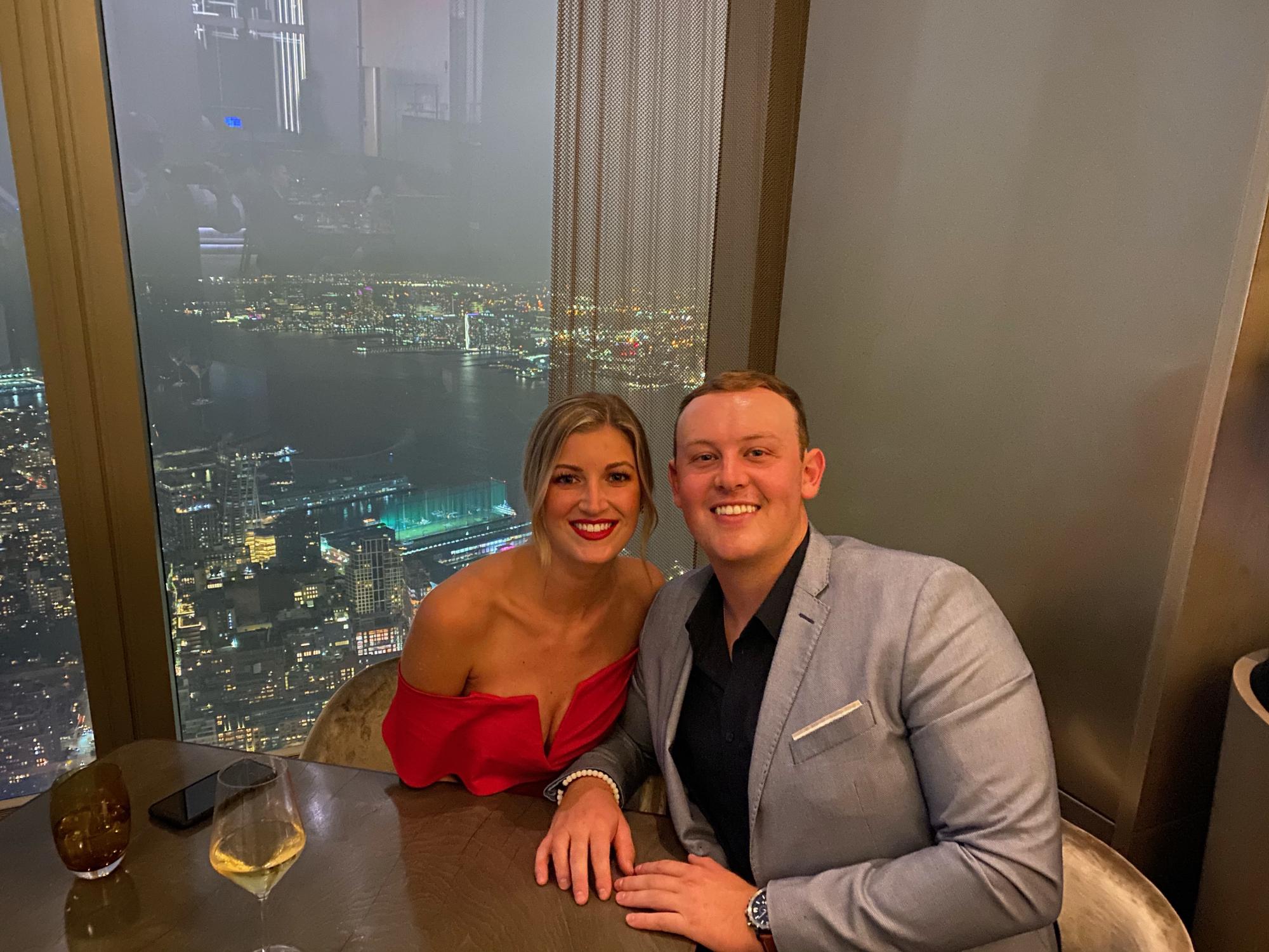 Took me to the COOLEST restaurant in NYC for my birthday & let me accidentally rack up hundreds of dollars in wine 🤣 ooops