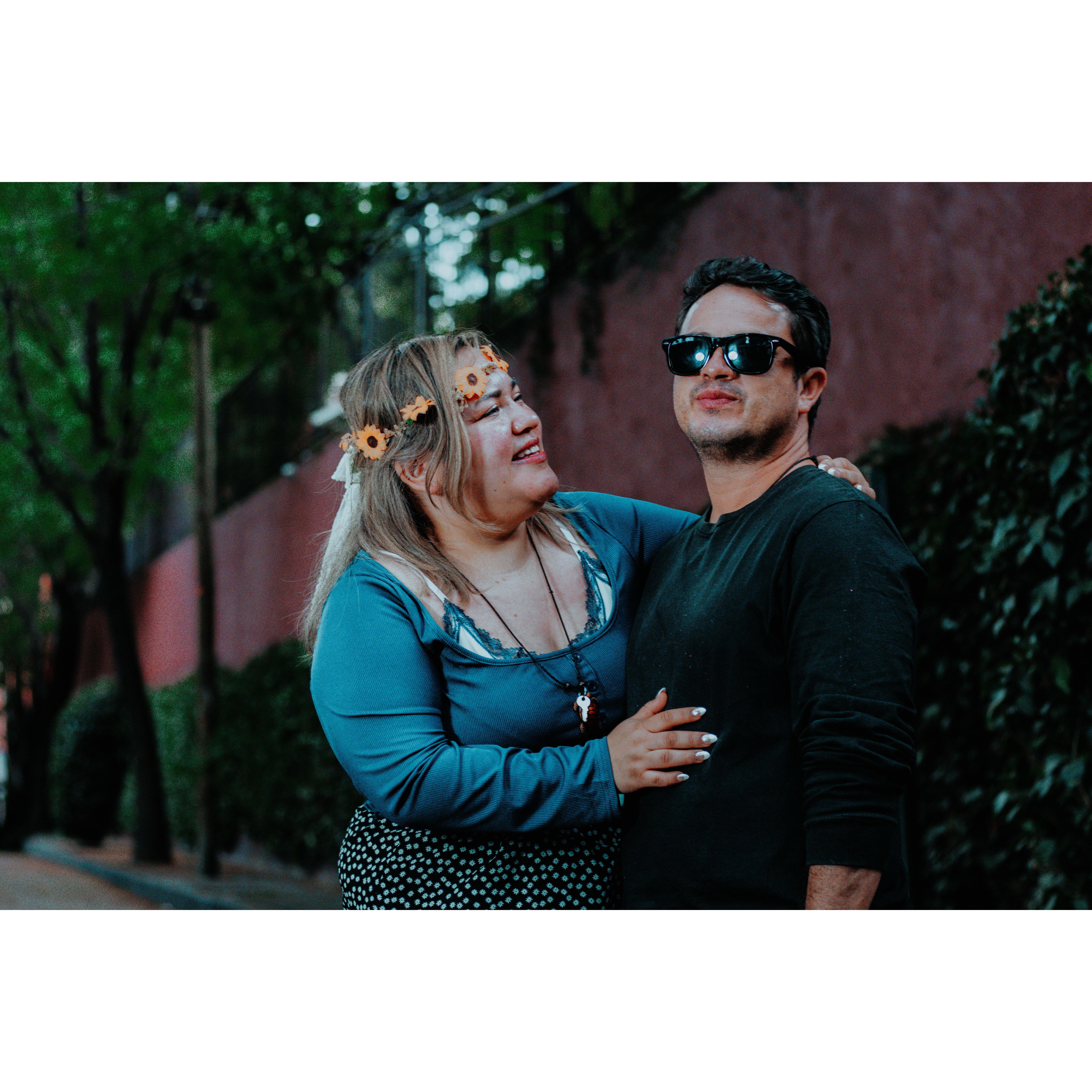 One of our engagement photos Coyoacán