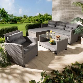 Darian Modern & Contemporary 4-Piece Patio Set