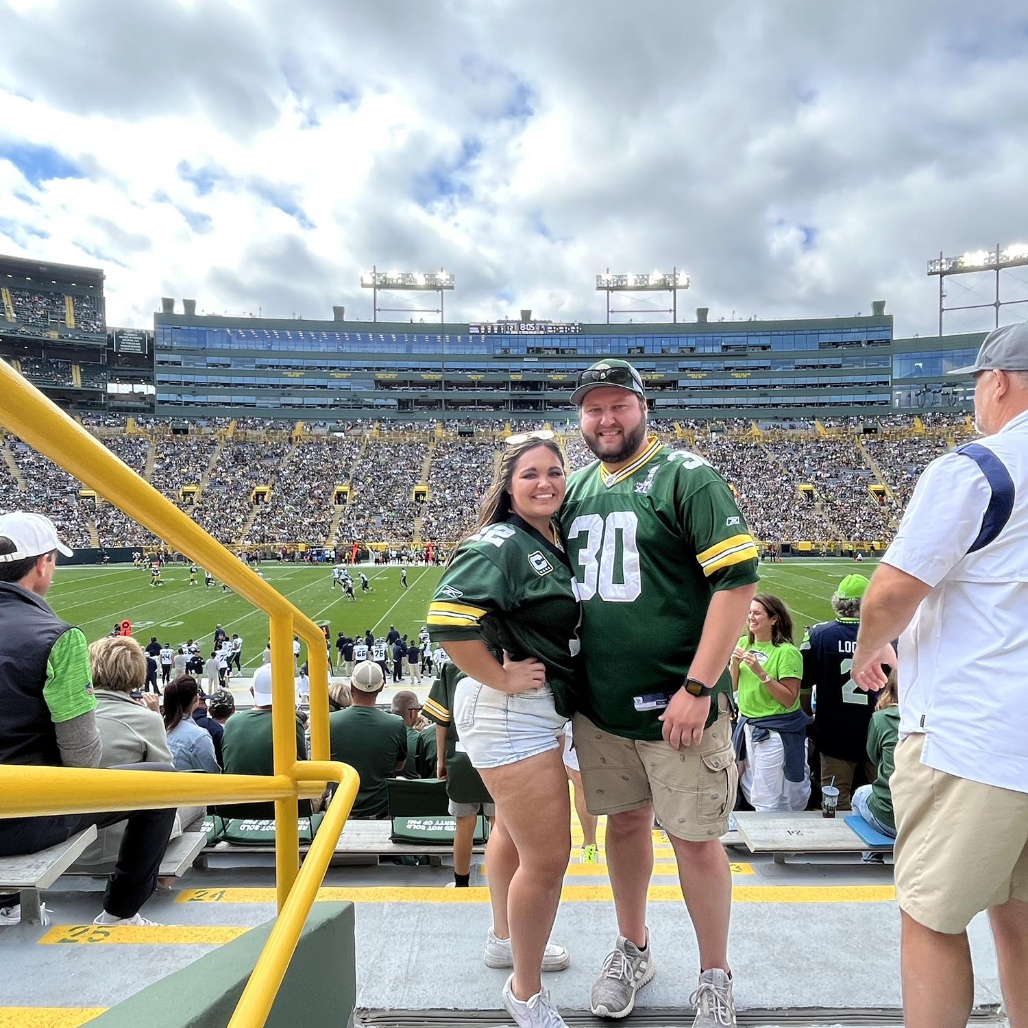 Our first season ticket holder game 💛💚