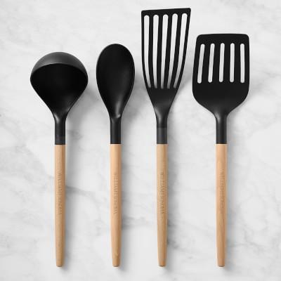 Williams Sonoma Nonstick Utensils with Wooden Handles, Set of 4