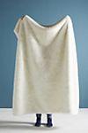 Fireside Faux Fur Throw Blanket - White