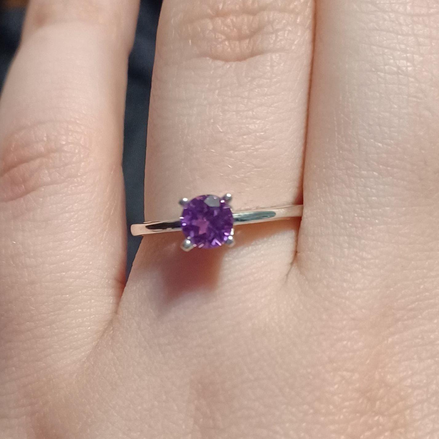 Engagement Ring, better showcasing the color