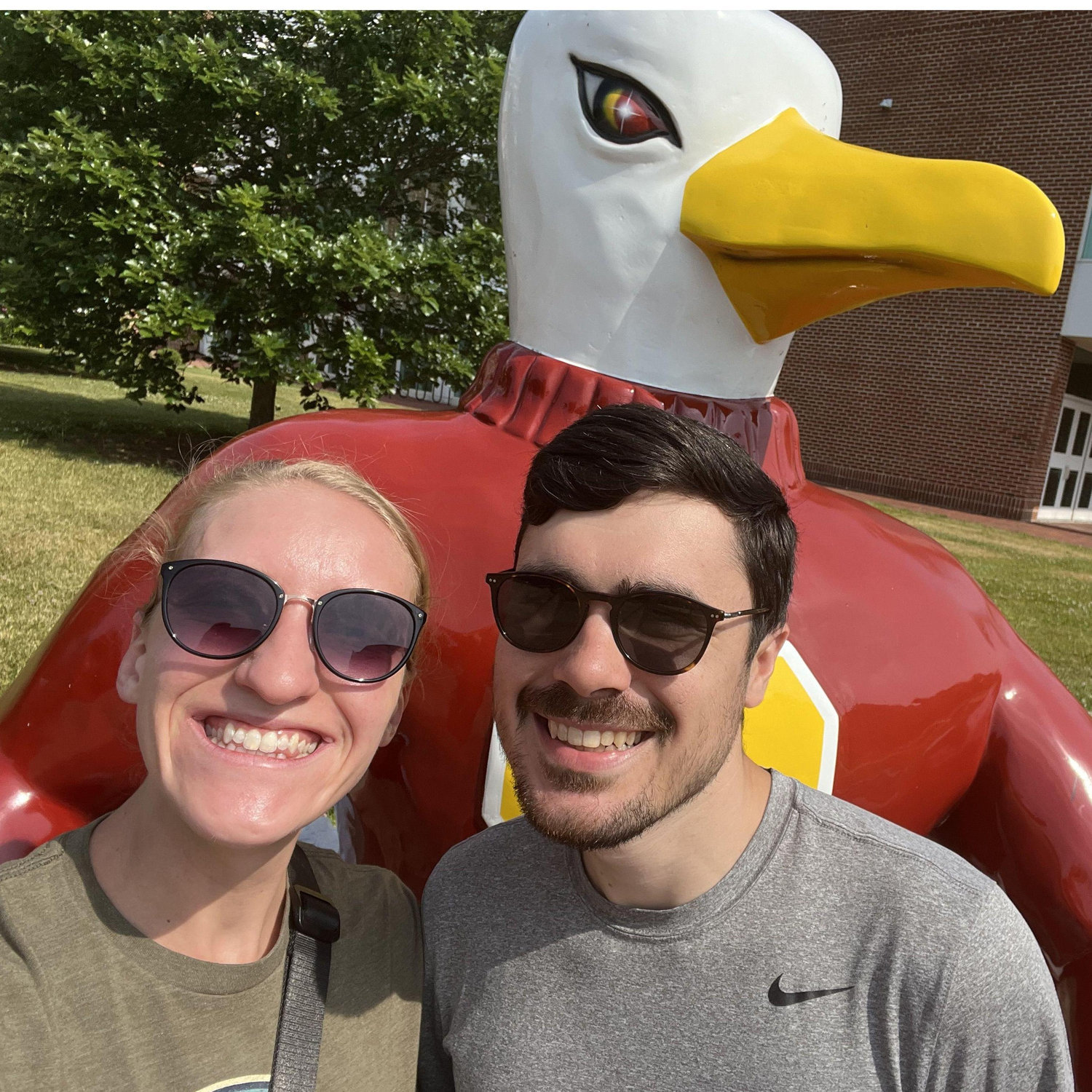 Visiting Lauren's alma mater, 2023