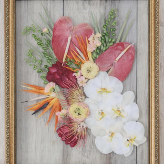 Pressed Wedding Bouquet