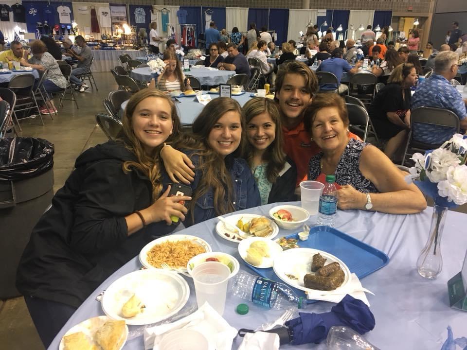 Greek festival with Nana