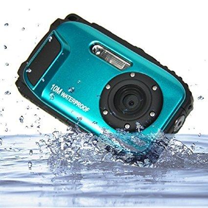 Waterproof camera,Bigaint BG003 16MP 8x Zoom Cameras 2.7 Inch LCD Digital Camera 10m Underwater Waterproof Camera --Blue