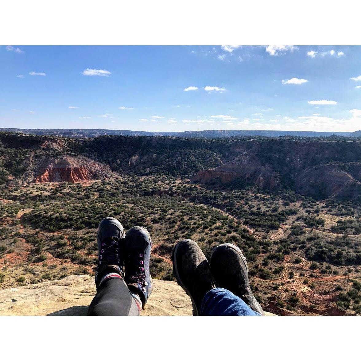 We call this one "Boots over Palo Duro Canyon"