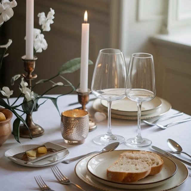fancy dinner for two 🤍