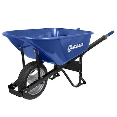 Kobalt  6-cu ft Steel Wheelbarrow with Flat-Free Tire(s)