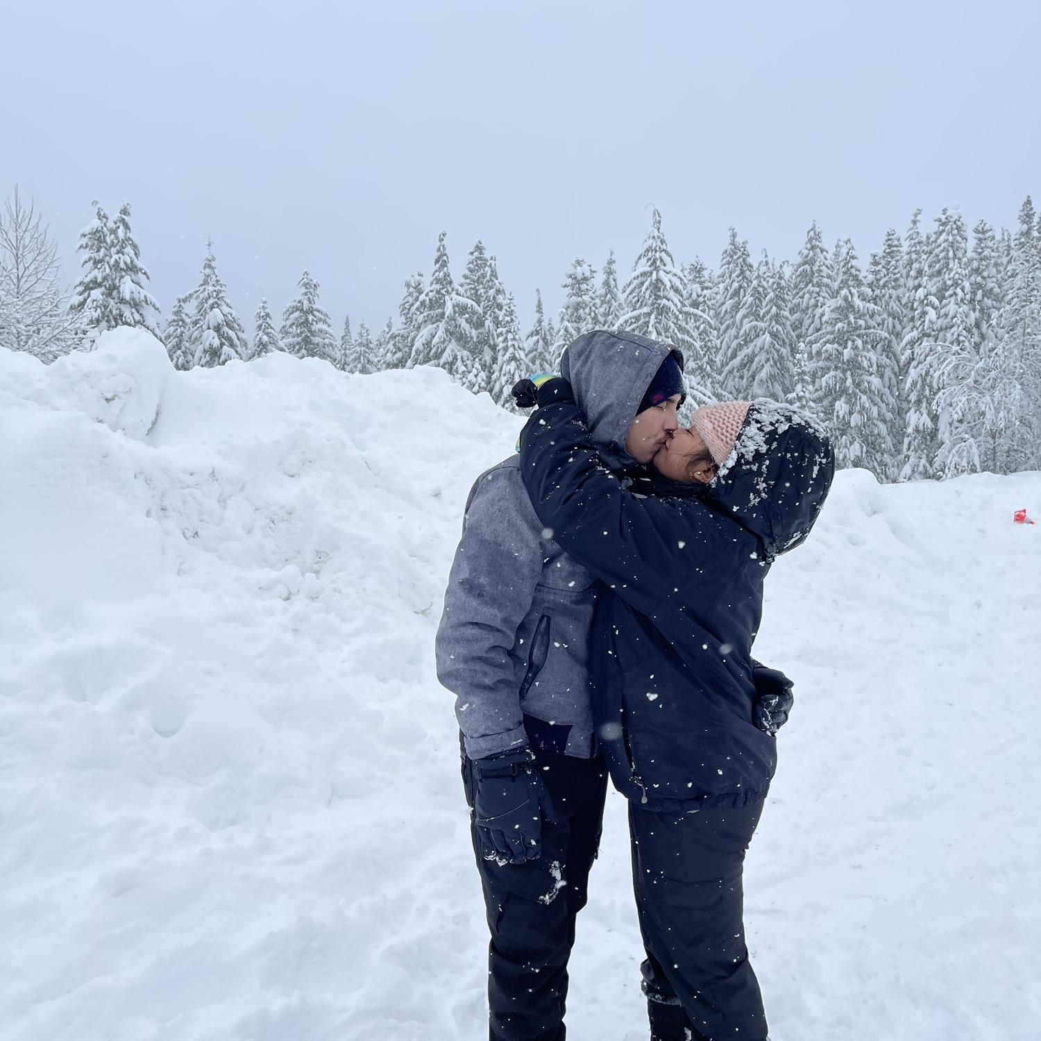 Sledding at Snoqualmie Pass