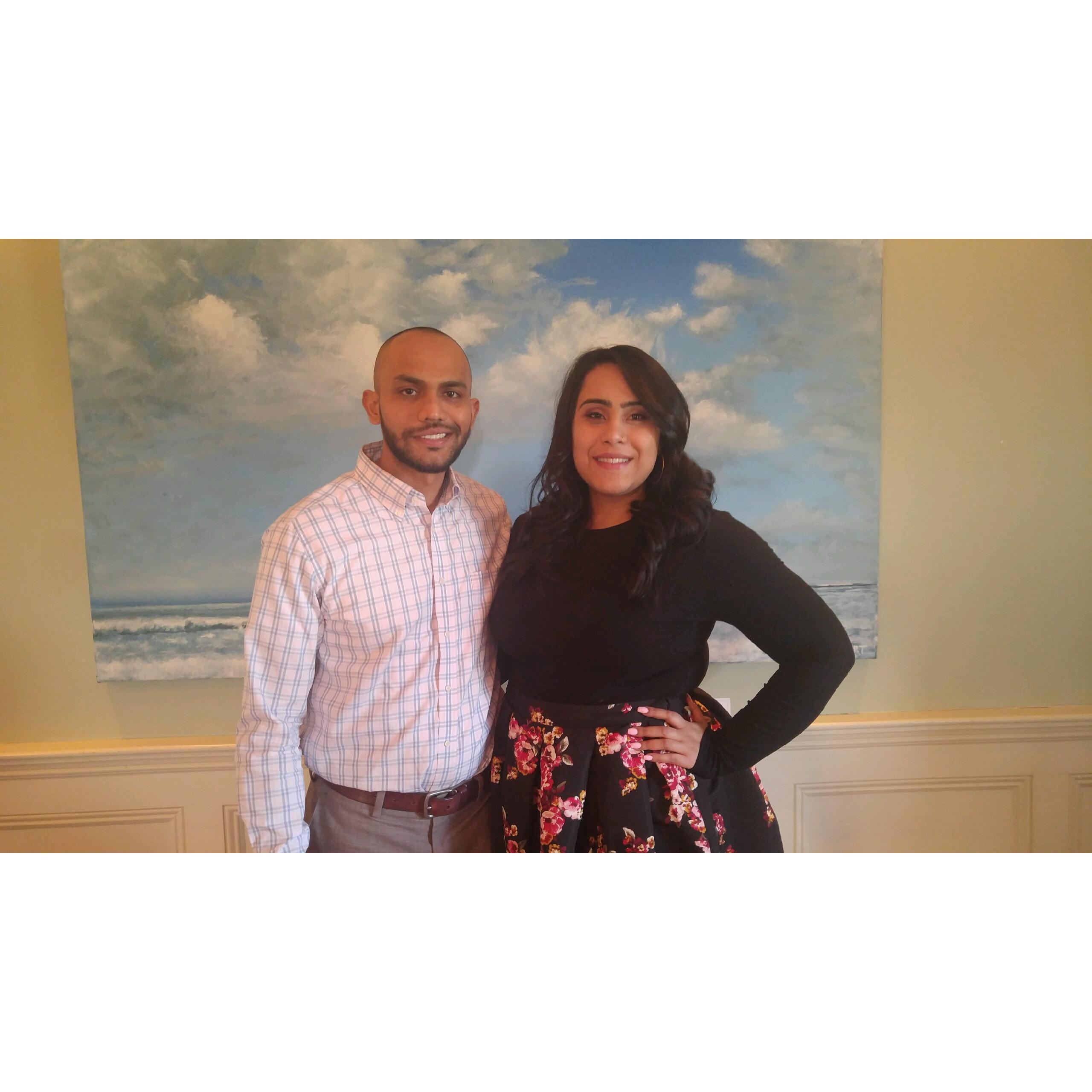 A pic from when we first started dating!