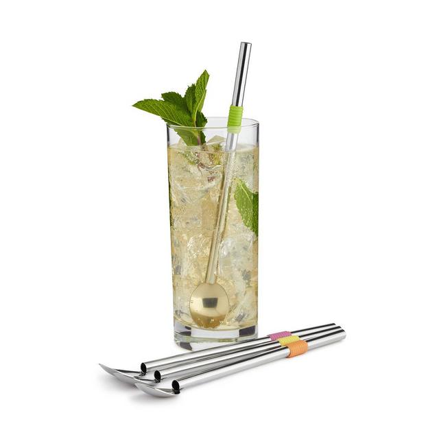 Cocktail Spoon Straws
