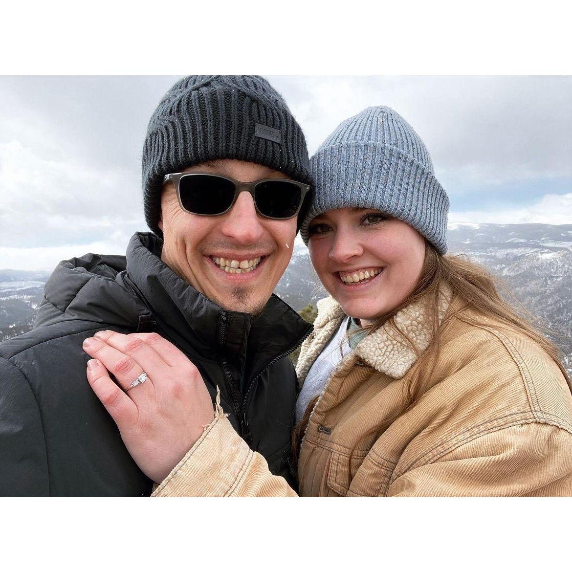 Right after Andy proposed <3