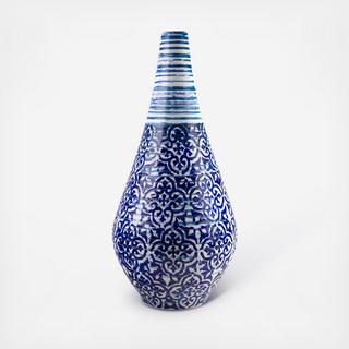 Tall Batik Vase